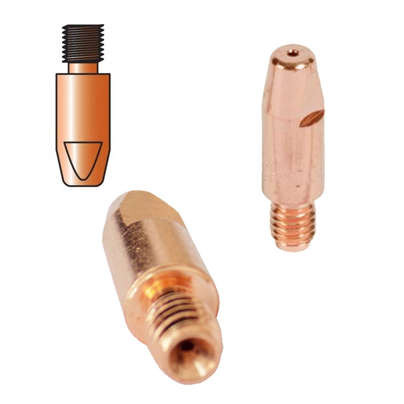 Duza de contact pentru sarma sudura de Ø 1.0 mm aluminiu si flux, M8, sudura Mig-Mag, TELWIN