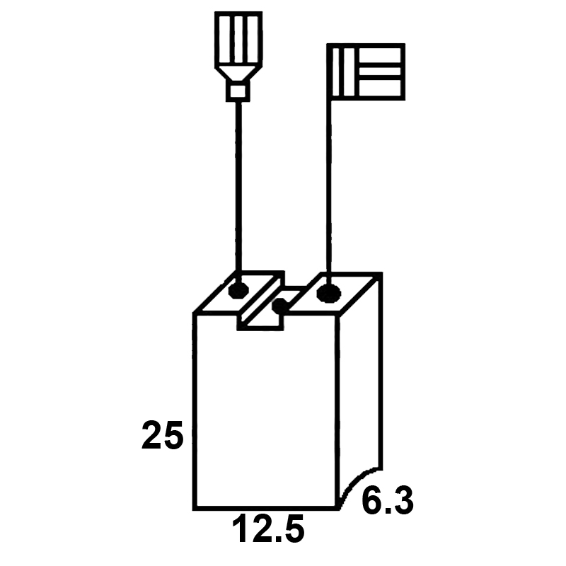 Set perii colectoare pentru BOSCH