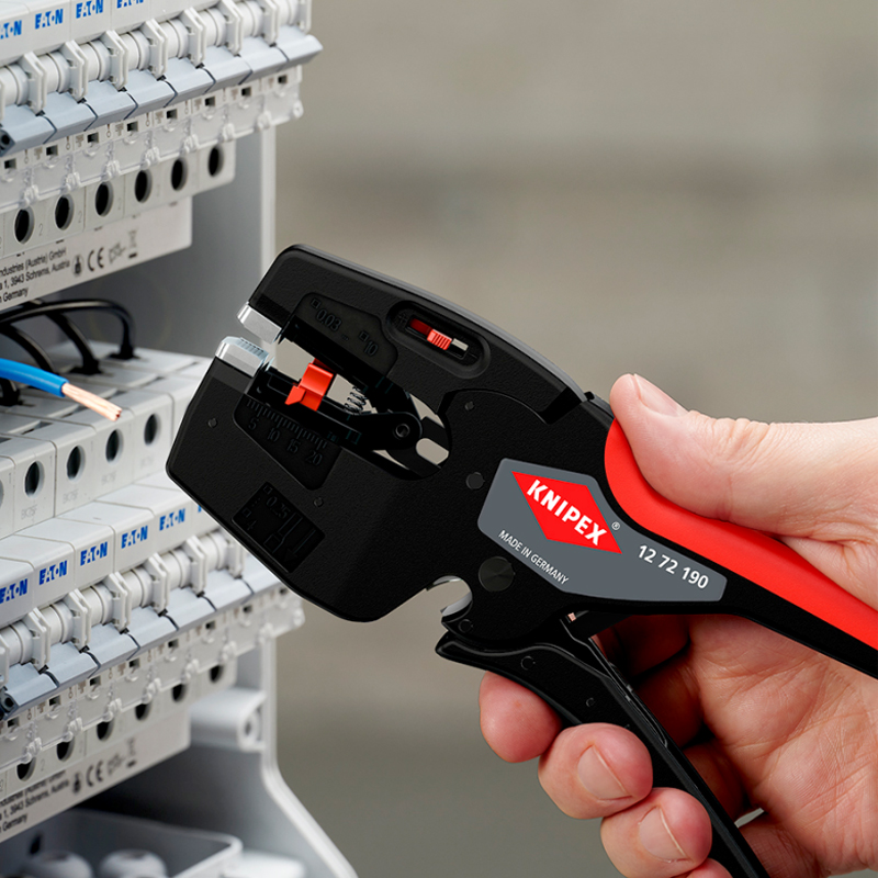 Cleste multifunctional de dezizolat si sertizat, NexStrip, Knipex