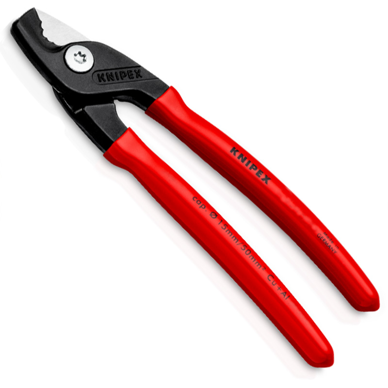 Cleste pentru taiat cabluri si sarma, 120 mm², 225 mm, STEPCUT XL Knipex