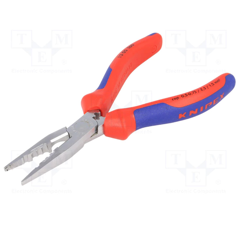 Cleste electronist pentru cablaje, cu varf, 160mm, KNIPEX