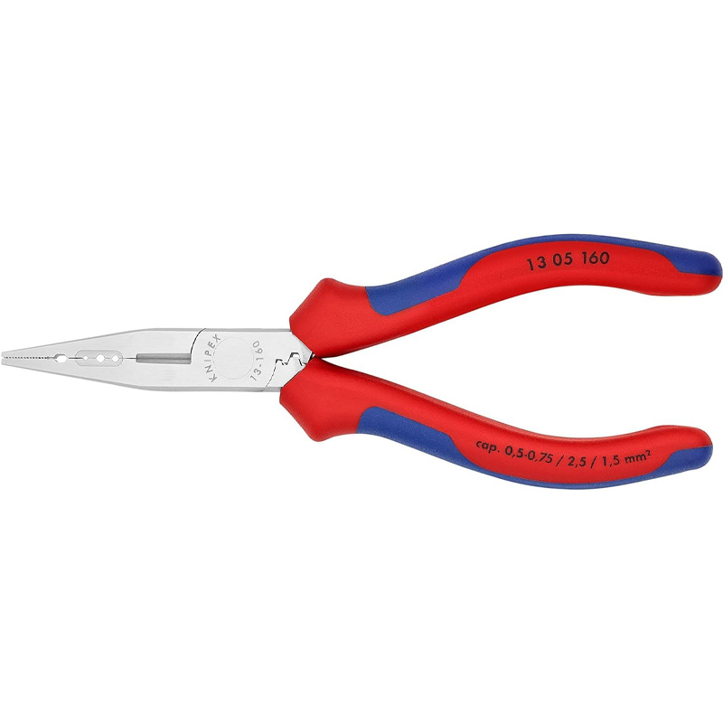 Cleste electronist pentru cablaje, cu varf, 160mm, KNIPEX