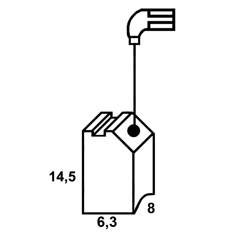 Set perii colectoare pentru DEWALT