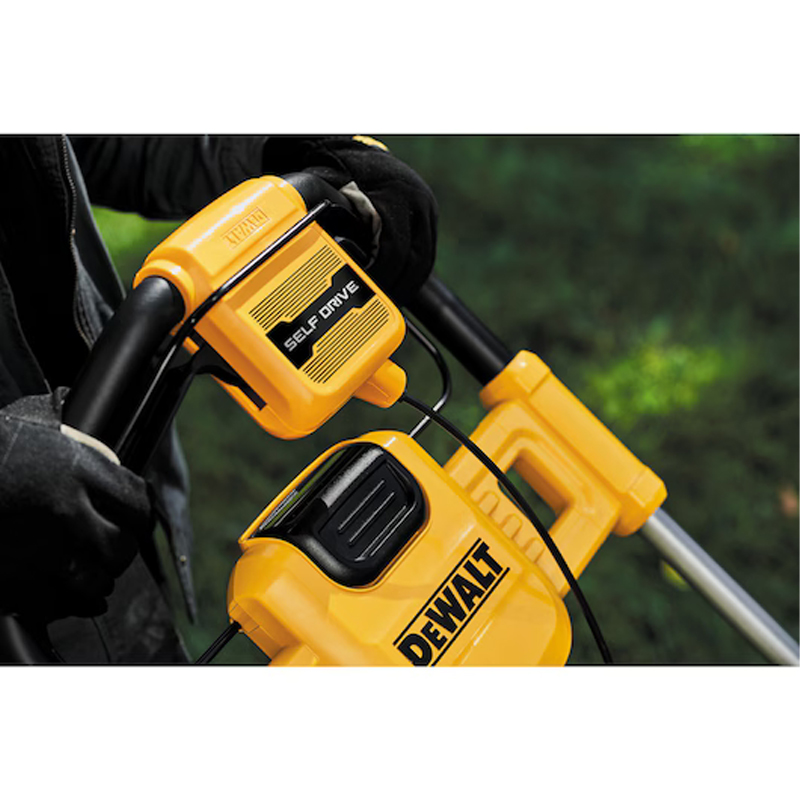 Masina de tuns iarba compatibila cu 2 acumulatori 18V, 53cm, cu autotractare, DeWalt, tip DCMWSP564N-XJ, SOLO