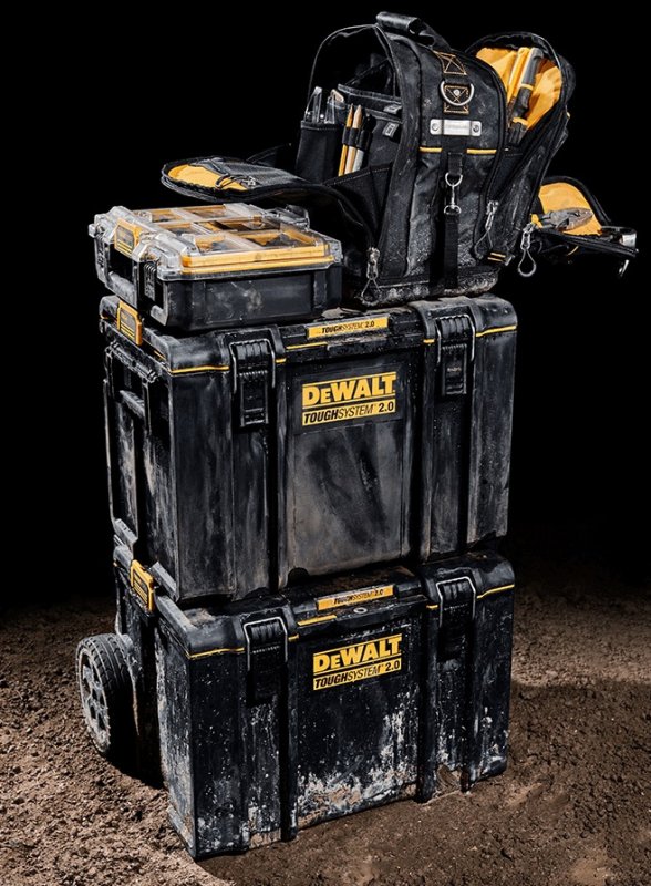 Geanta deschisa pentru scule, DEWALT 1/2 TOUGHSYSTEM, 284x384x335 mm, 11