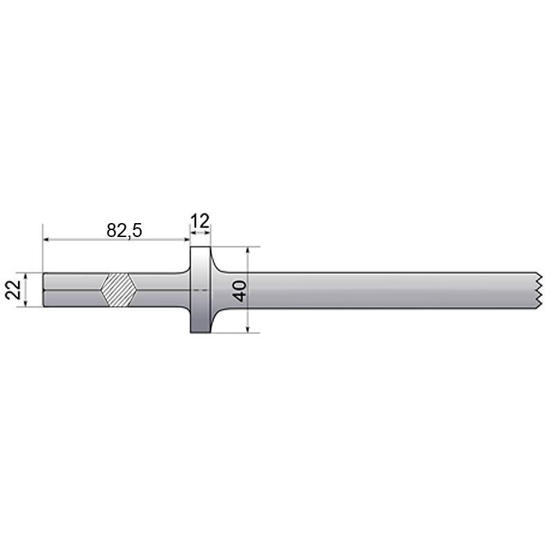 Spitz SOLIDA S22x82.5, 450 mm