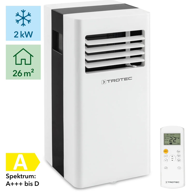 Aparat de aer conditionat portabil Trotec, tip PAC2100X, 2 kW, 319 m³/h