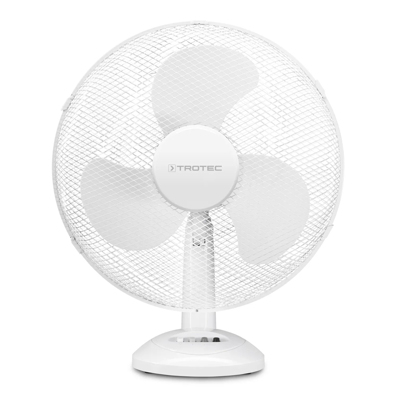 Ventilator de masa Trotec, tip TVE14, alb, 50 W, 40 cm, 3 viteze