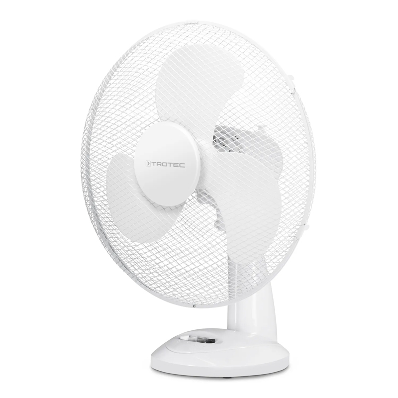 Ventilator de masa Trotec, tip TVE14, alb, 50 W, 40 cm, 3 viteze