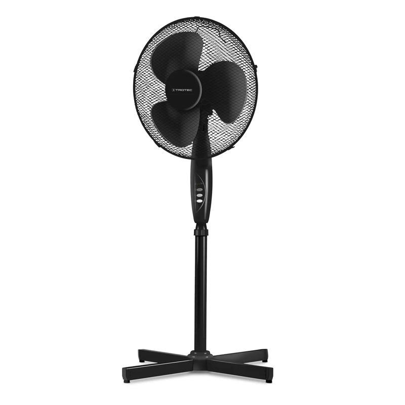 Ventilator pe picior Trotec, tip TVE18S, negru, 50 W, 40 cm, 3 viteze