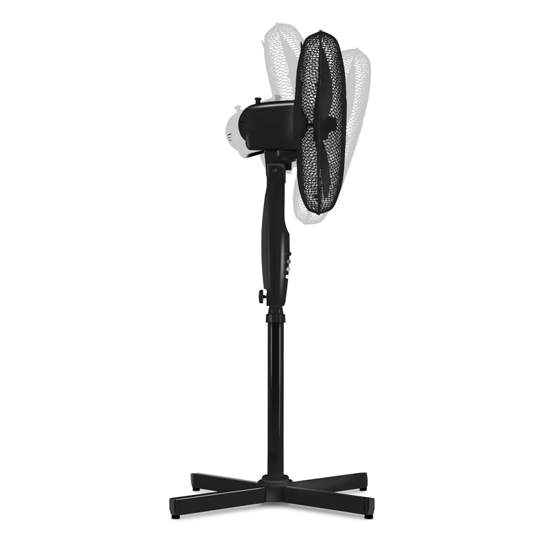 Ventilator pe picior Trotec, tip TVE18S, negru, 50 W, 40 cm, 3 viteze