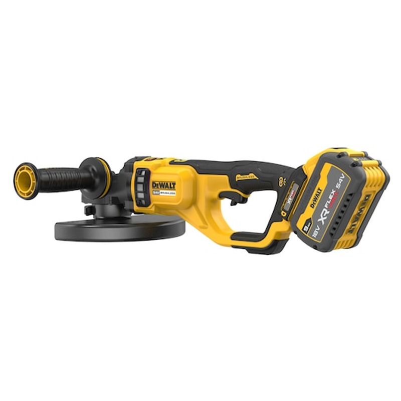 Polizor unghiular DeWALT, 230 mm, 54V, 2x9Ah, 6000 rpm, tip DCG460X2-QW