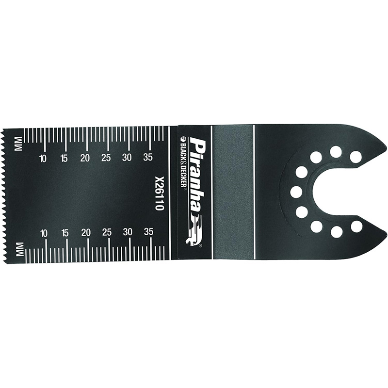 Lama (panza) pentru masini multifunctionale (fierastraie electrice), taiere in profunzime cu multifunctionala oscilanta, 15 dinti/inch, 32x40 mm, tip Black&Decker X26105-XJ