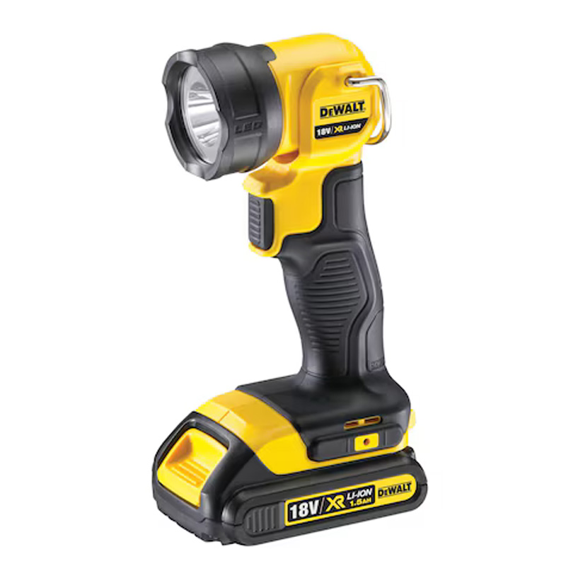 Lanterna portabila pivotanta 110 lm, 18V Li-Ion XR, LED, SOLO, tip DeWALT tip DCL040-XJ