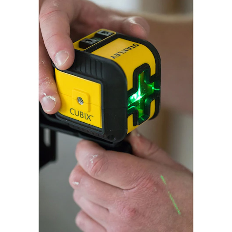 Nivela laser in cruce, verde, 16 m, STANLEY Cubix 