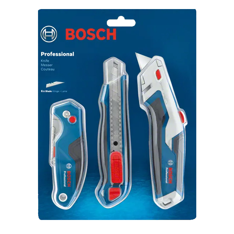 Set 3 cutite (cuttere) Bosch