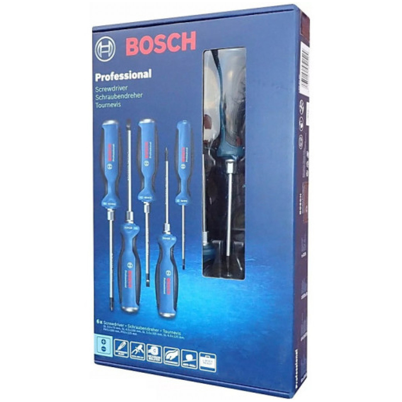 Set 6 surubelnite cu profil PH, SL, Bosch