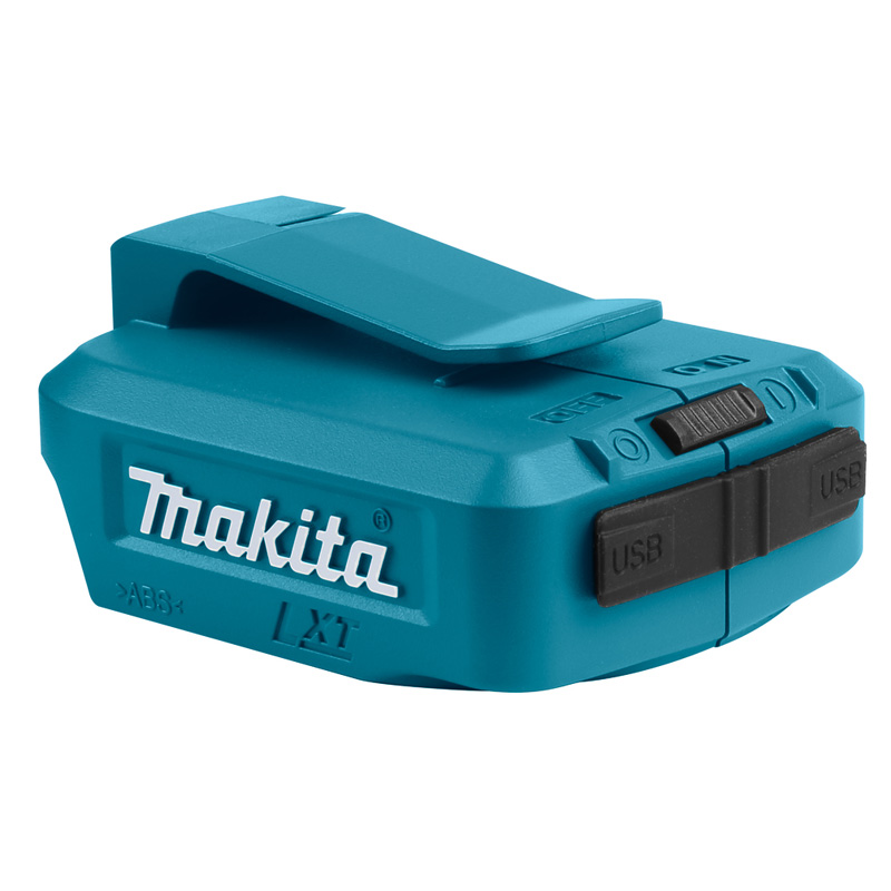 Adaptor pentru incarcarea accesoriilor cu acumulatori LXT, prin USB, 2 porturi, Makita tip ATBADP05