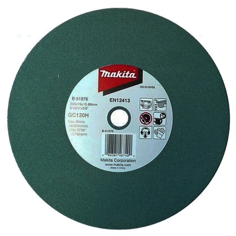 Disc pentru slefuire / polizare grosiera in metale neferoase, 205 x 15.88 x 19 mm, K120, Makita tip B-51976