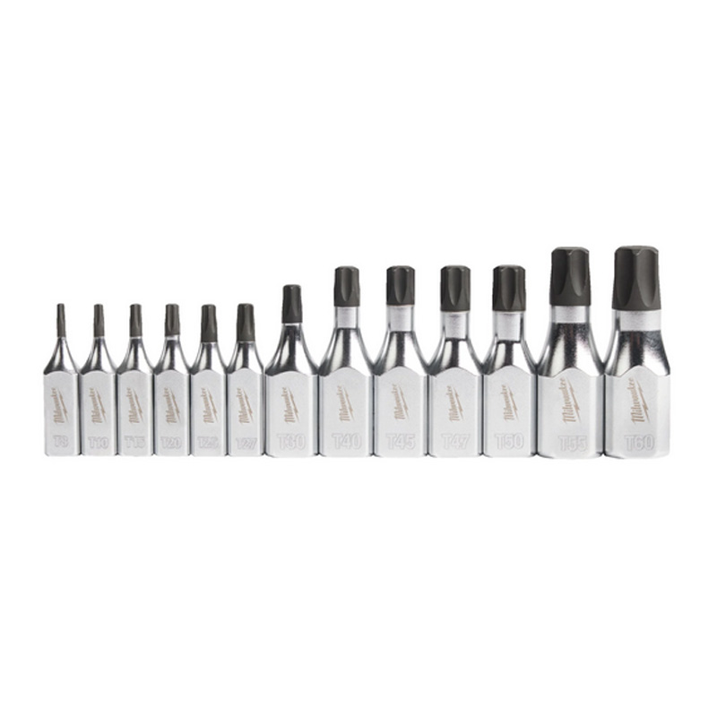 Set 13 varfuri Torx ¼″ și ⅜″, Milwauke