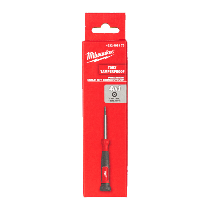 Surubelnita de precizie, multibit, 4 in 1 Torx, Milwaukee