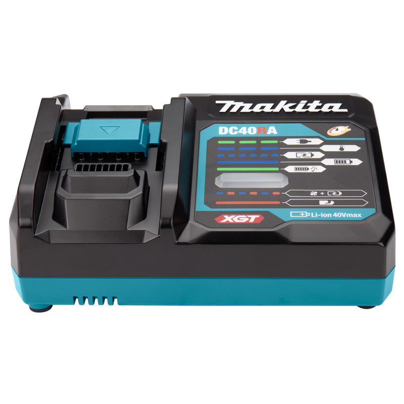 Pachet 2 acumulatori XGT Li-Ion 40V, max 4.0 Ah tip BL4040 + incarcator rapid tip DC40RA, MAKITA 191L77-9