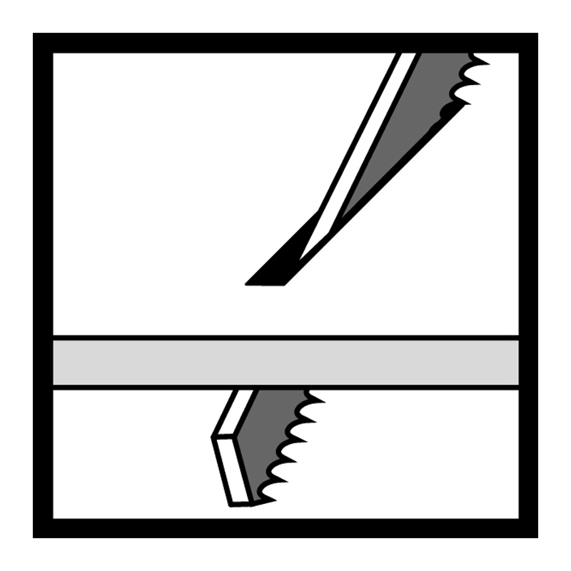 Panze pentru fierastraie verticale (pendulare) T101B, 3 buc