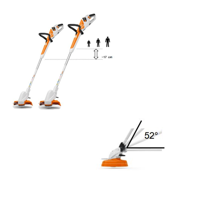 Motocoasa cu acumulator (trimmer), Stihl, tip FSA30 Set, 10.8V, 2.1Ah