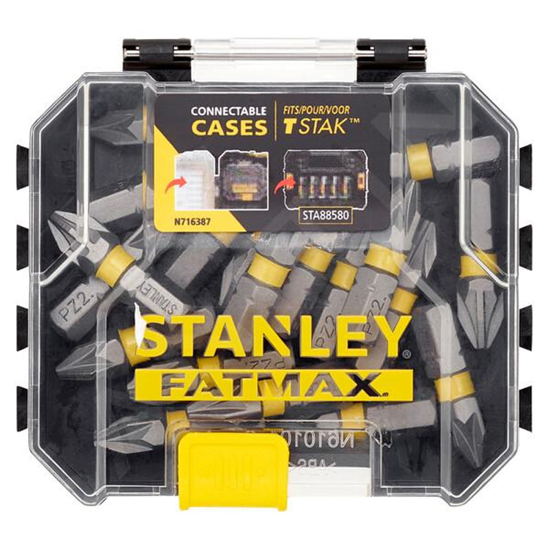 Set 20 varfuri (biti) de impact, PZ2 x 25 mm, STANLEY® 1/4