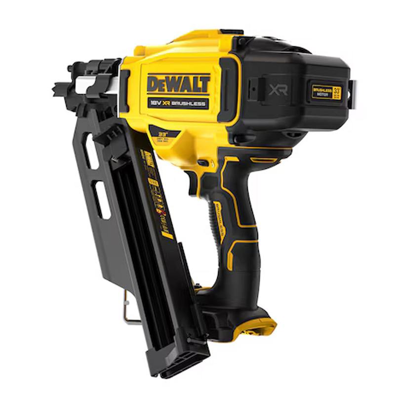 Pistol pentru cuie cu acumulatori 18V Li-Ion, inclinat 33 grade, 90 mm, SOLO, Dewalt DCN930N-XJ