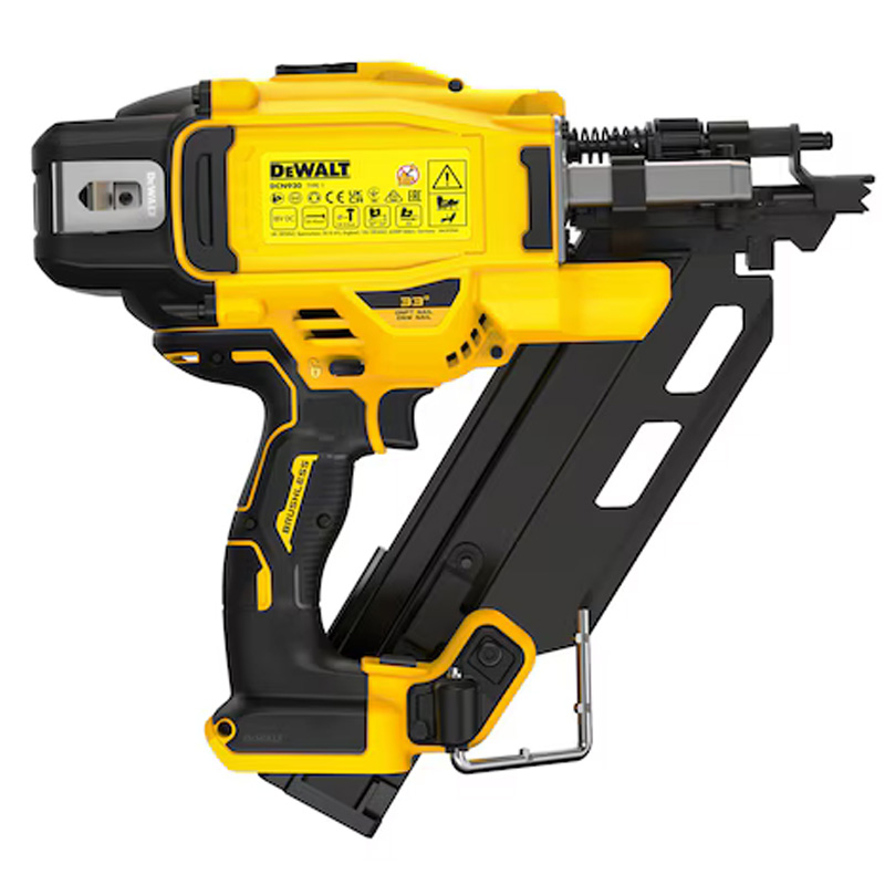 Pistol pentru cuie cu acumulatori 18V Li-Ion, inclinat 33 grade, 90 mm, SOLO, Dewalt DCN930N-XJ