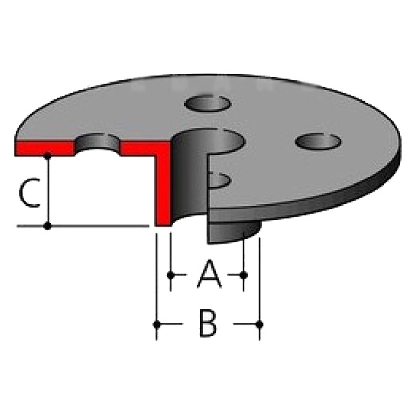 Ghidaj sablon Makita 29x25 mm, pentru freze lemn