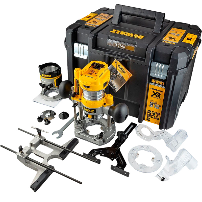 Masina de frezat verticala DeWalt 18V, Solo, in TSTAK, DCW604NT-XJ