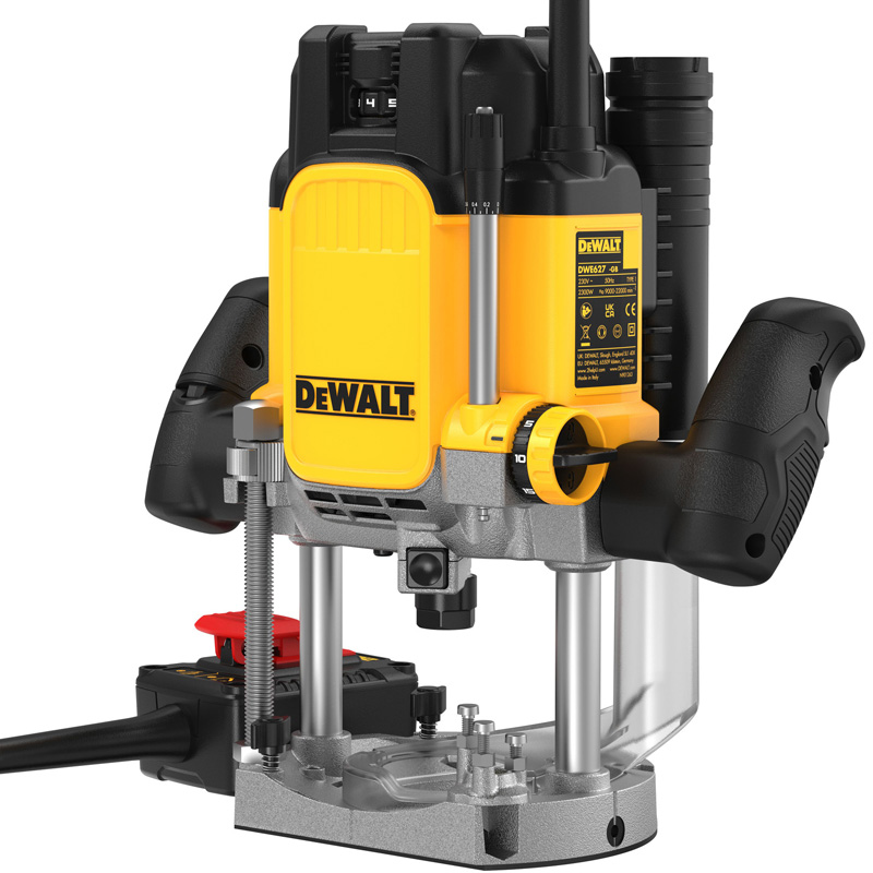 Masina de frezat verticala 2300W cu comanda la distanta, DeWalt DW627EK-QS