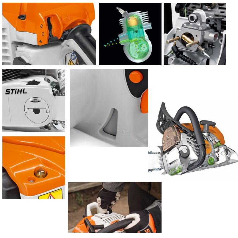 Motoferastrau cu benzina STIHL tip MS 212 C-BE, 40 cm