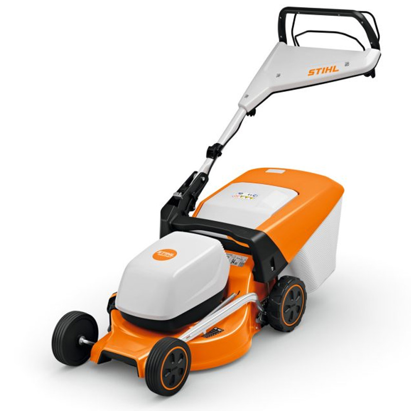 Masina electrica de tuns iarba cu autotractare, compatibila cu acumulatori 36V Li-Ion sistem AK, 46 cm, SOLO Stihl tip RMA 248.3 T