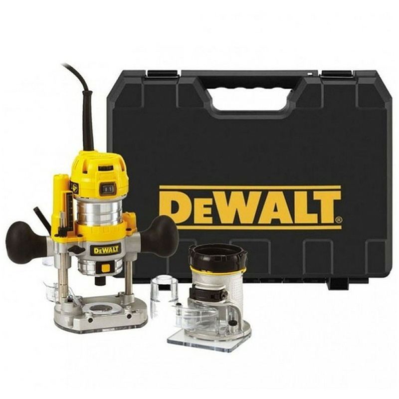 Masina de frezat premium combinata, doi suporti, DeWalt D26204K-QS