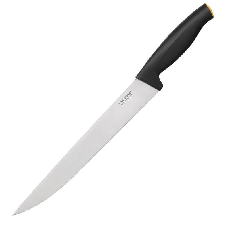 Cutit pentru taiat carne, Fiskars, Functional Form, lama inoxidabila, 24 cm