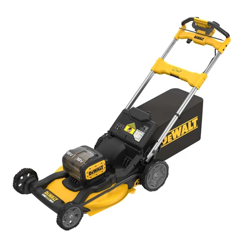 Masina de tuns iarba compatibila cu 2 acumulatori 18V, 53cm, cu autotractare, DeWalt, tip DCMWSP156N-XJ, SOLO