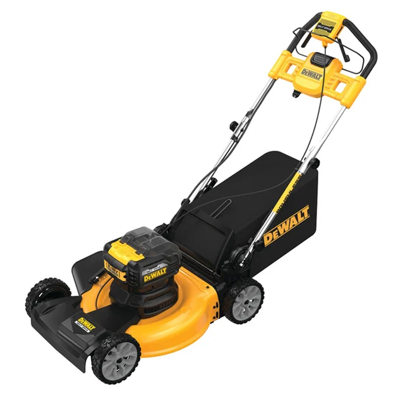 Masina de tuns iarba compatibila cu 2 acumulatori 18V, 53cm, cu autotractare, DeWalt, tip DCMWSP564N-XJ, SOLO