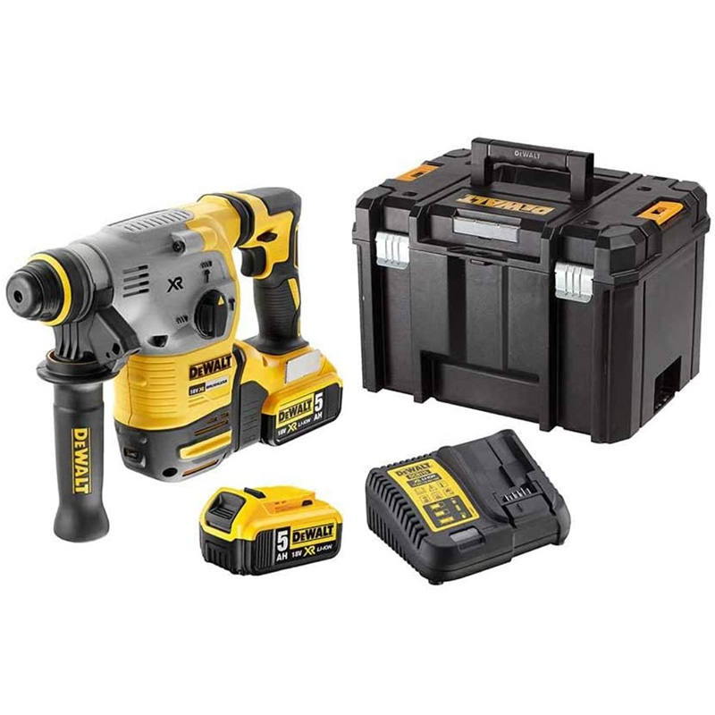 Ciocan rotopercutor SDS-plus, 3 moduri de lucru, 18V XR Li-Ion, 2 x 5.0Ah, brushless, DeWalt DCH283P2-QW