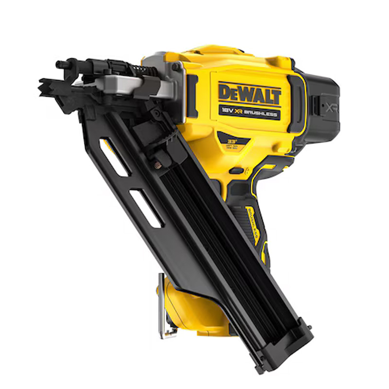 Pistol pentru cuie cu acumulatori 18V Li-Ion, inclinat 33 grade, 90 mm, SOLO, Dewalt DCN930N-XJ