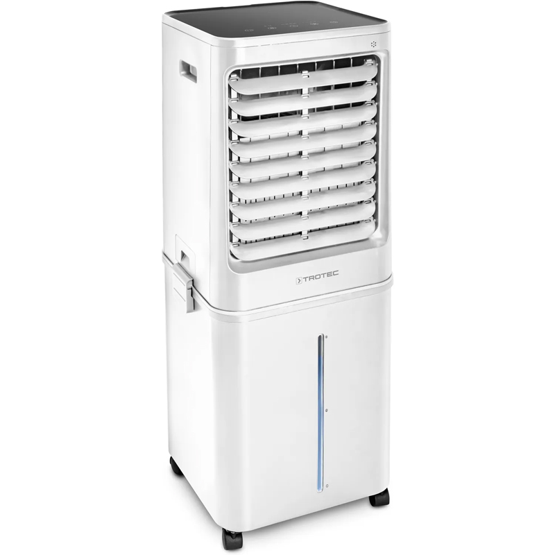 Aircooler - Racitor de aer portabil, umidificator, Trotec, tip PAE81, alb, 125 W, 1000m³/h, 4 viteze