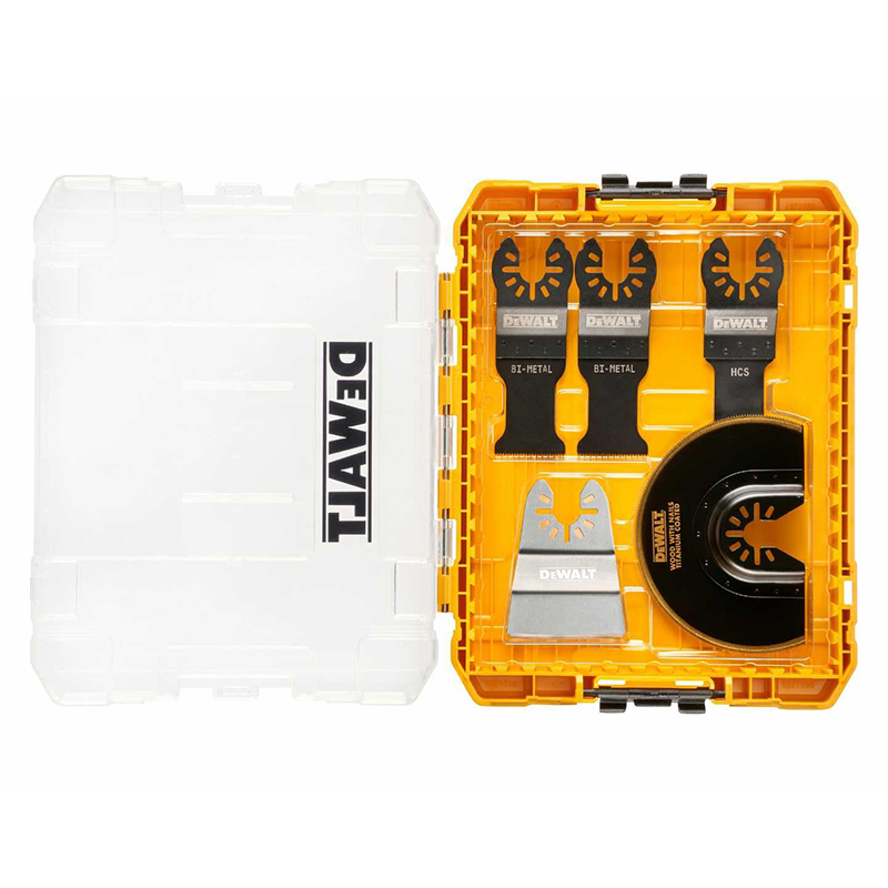 Set 5 lame (panze) pentru masini multifunctionale (fierastraie electrice), taieri in lemn, PVC, rigips, Dewalt tip DT20761-QZ