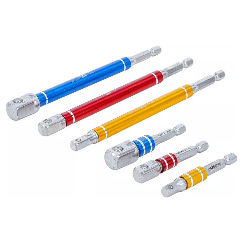 Set 6 adaptoare BGS pentru masini de gaurit/insurubat, 75 - 150mm