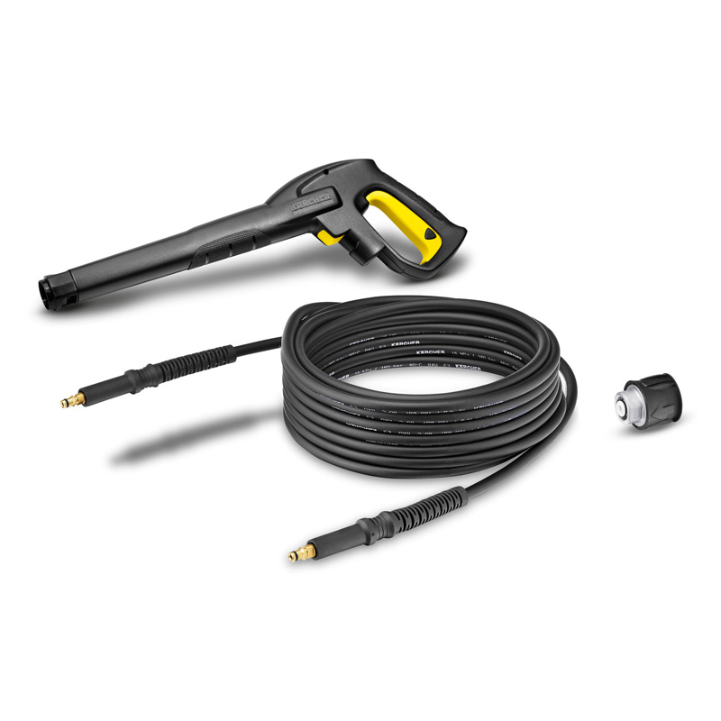 Set furtun de inalta presiune 7.5 m cu pistol de declansare G180Q si adaptor rapid, compatibil cu gama K2-K7, Karcher tip HK 7.5