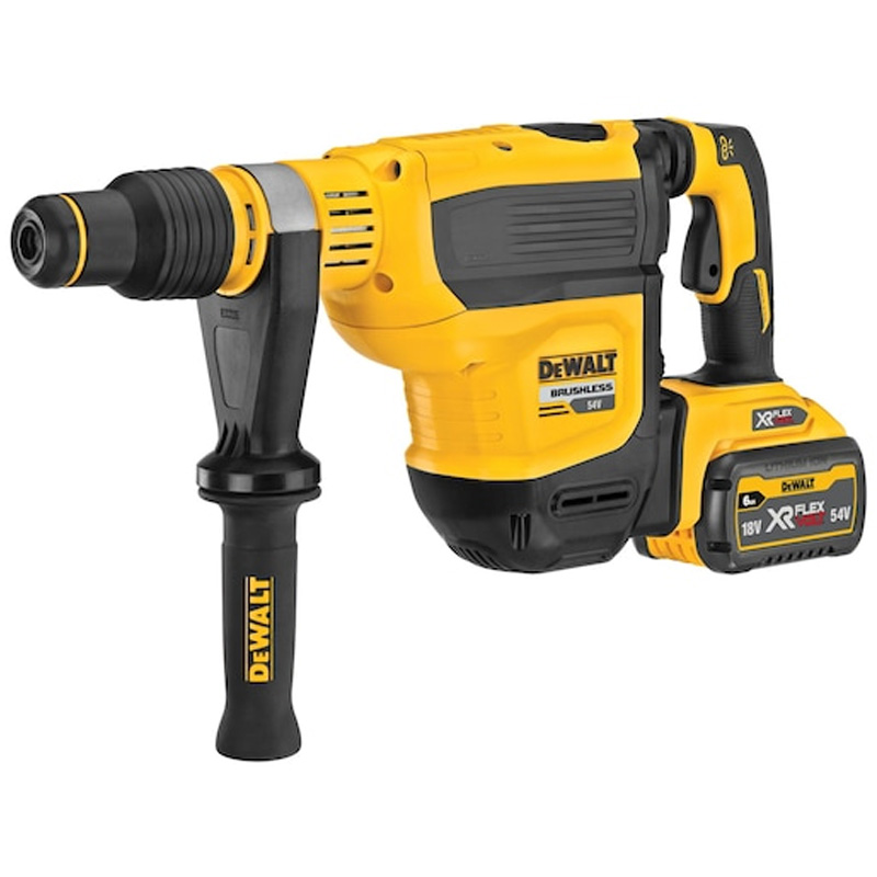 Ciocan rotopercutor SDS-Max  54V Li-Ion XR FLEXVOLT, 2 x 9.0 Ah, 45 mm, DeWALT tip DCH614X2-QW