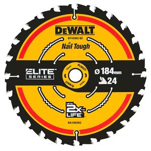 Disc (panza) pentru ferastrau circular, 184x16x1.65 mm, 24 dinti (taiere fina), pentru lemn, tip Dewalt EXTREME