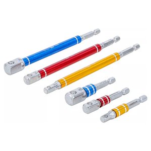 Set 6 adaptoare BGS pentru masini de gaurit/insurubat, 75 - 150mm