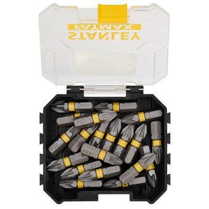 Set 20 varfuri (biti) de impact, PZ2 x 25 mm, STANLEY® 1/4